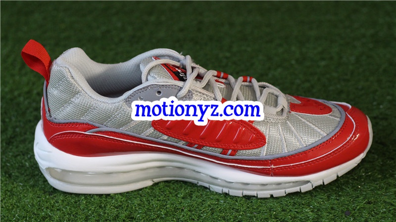 Nike Air Max 98 Supreme Red Silver